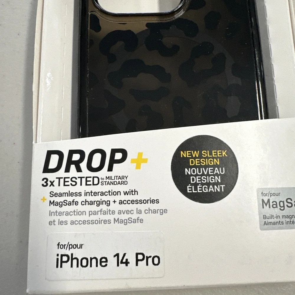 New/Sealed Genuine OtterBox Symmetry+ Apple iPhone 14 Pro Case MagSafe Cheetah